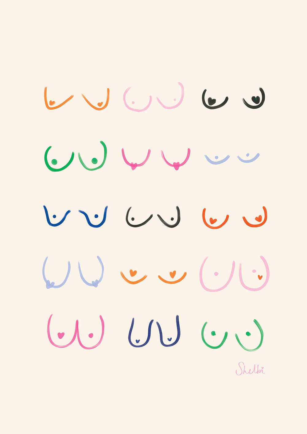 Boob Parade Rainbow